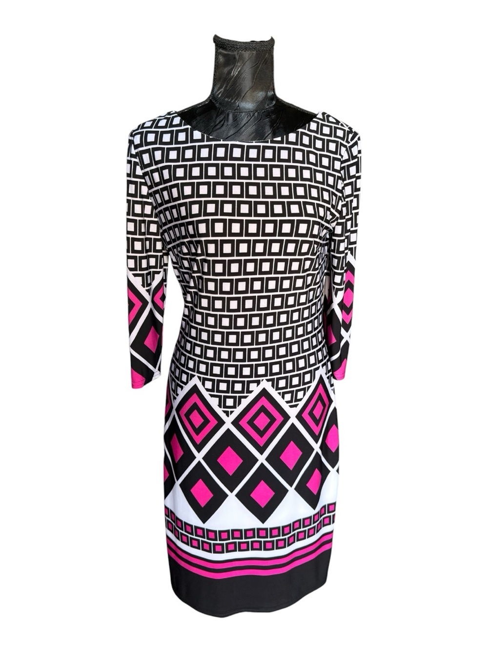 Joseph Ribkoff Geometric Sheath Dress Size 8